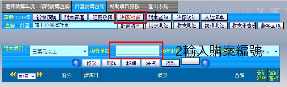核銷1
